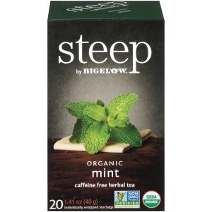 organic mint herbal tea