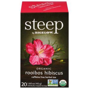 organic rooibos hibiscus herbal tea