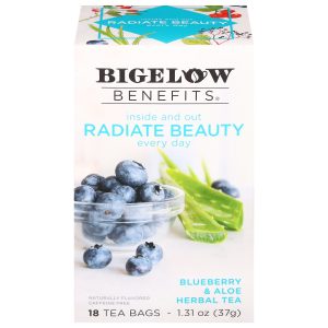 Radiate Beauty Blueberry and Aloe Herbal Tea