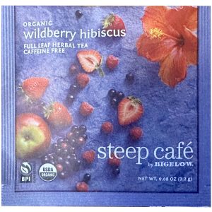 organic wildberry hibiscus full leaf herbal tea