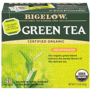Organic Green Tea Decaf 40 Count
